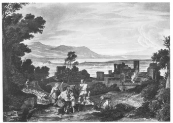 Paisaje cerca de Olevano